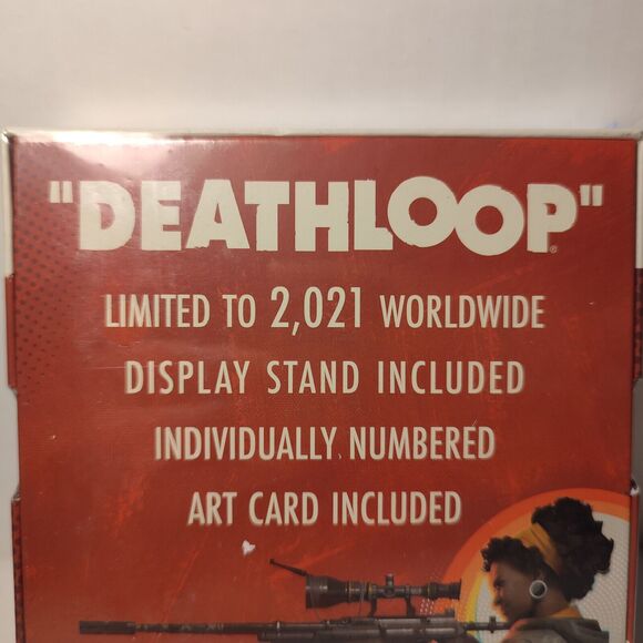Deathloop Limited Edition Personal Trinket Medallion and Art Card Figurine - Picture 2 of 4